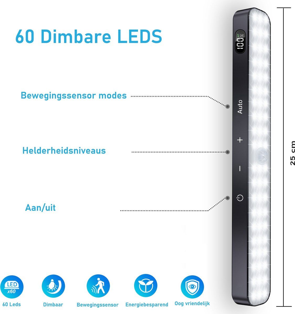 Kastverlichting met bewegingssensor