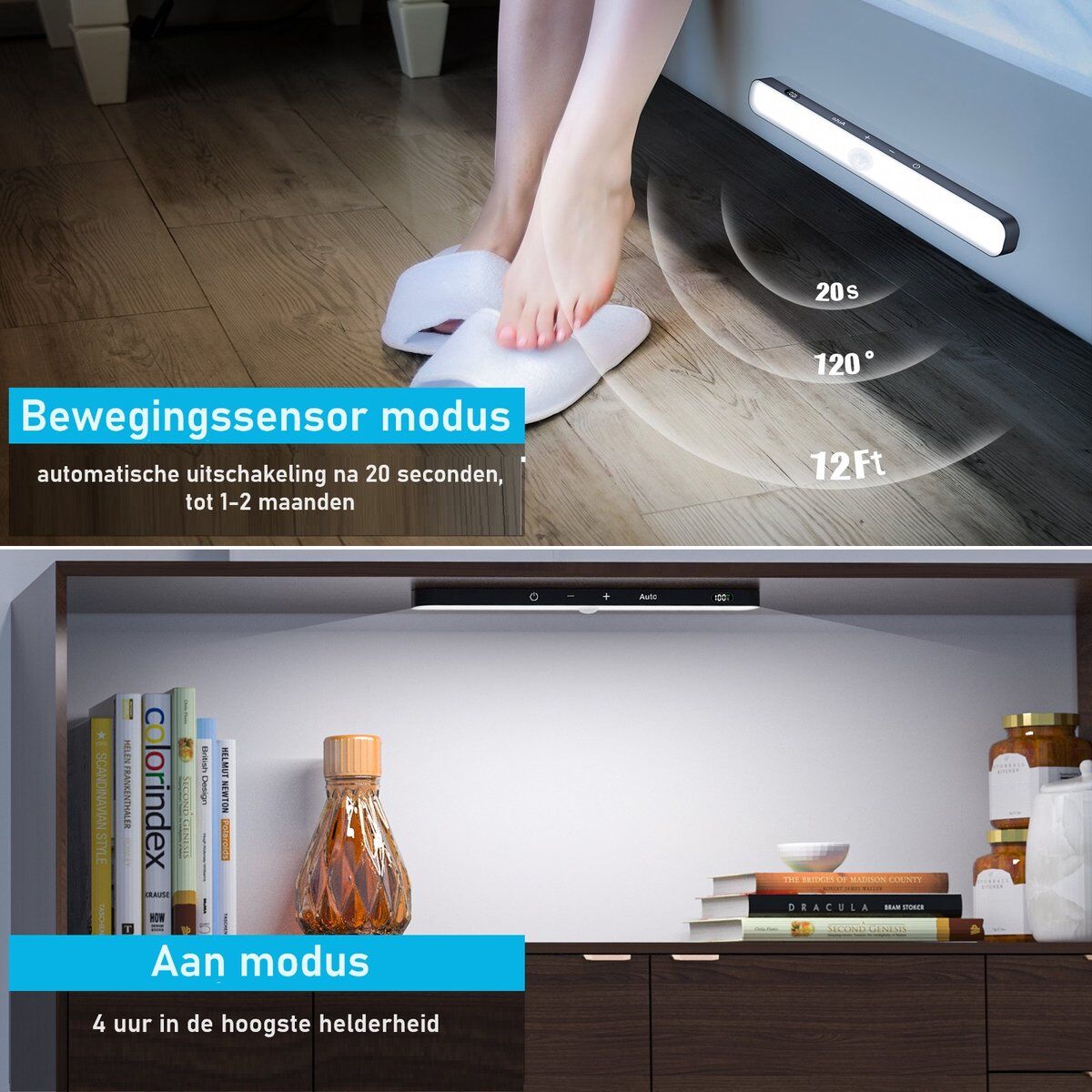 Kastverlichting met bewegingssensor