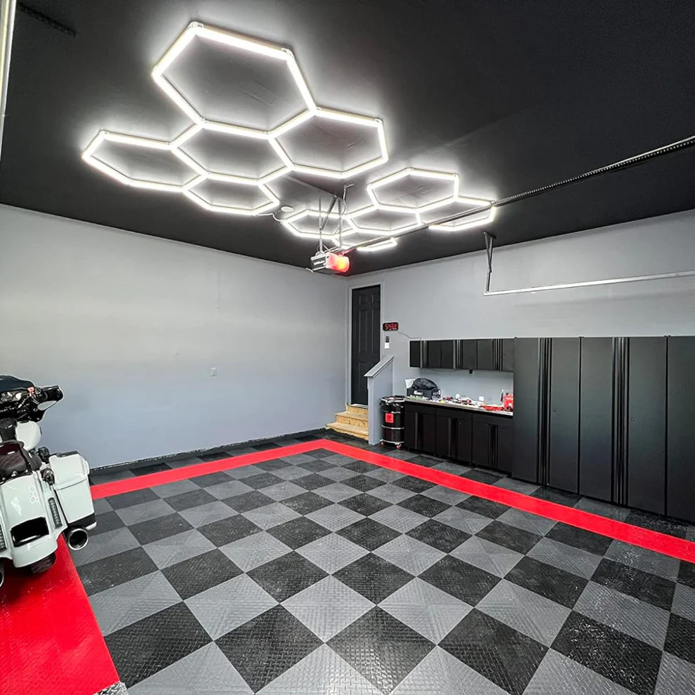 Hexagon garage verlichting