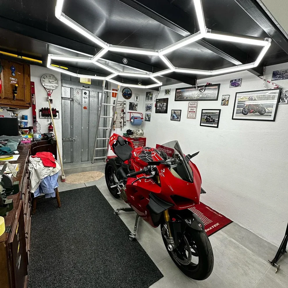 Hexagon garage verlichting