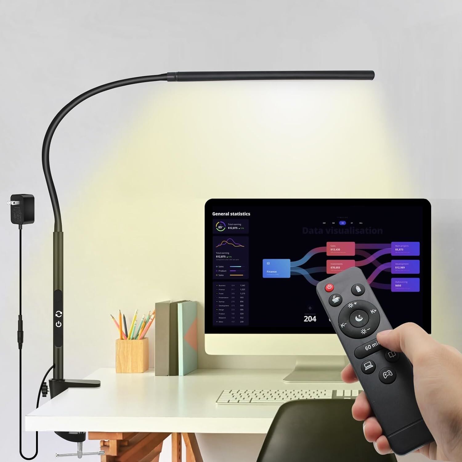 Flexibele werklamp