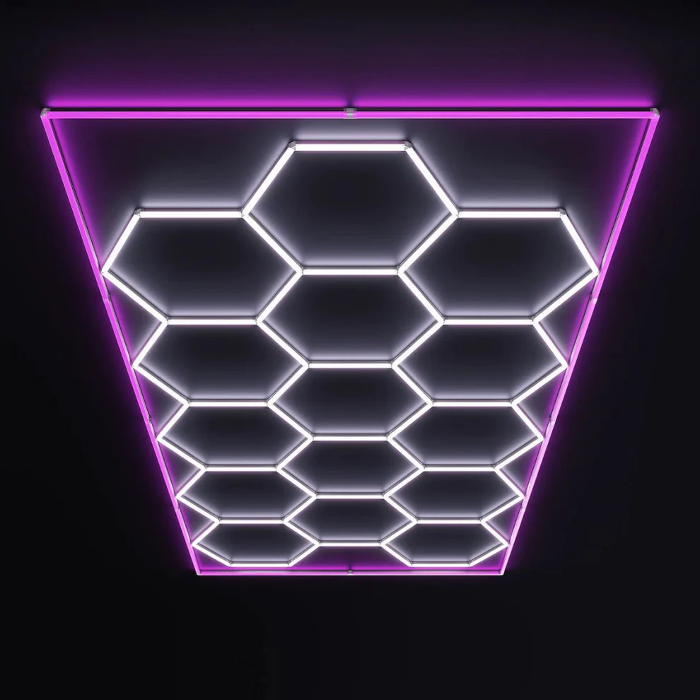 Hexagon garage verlichting