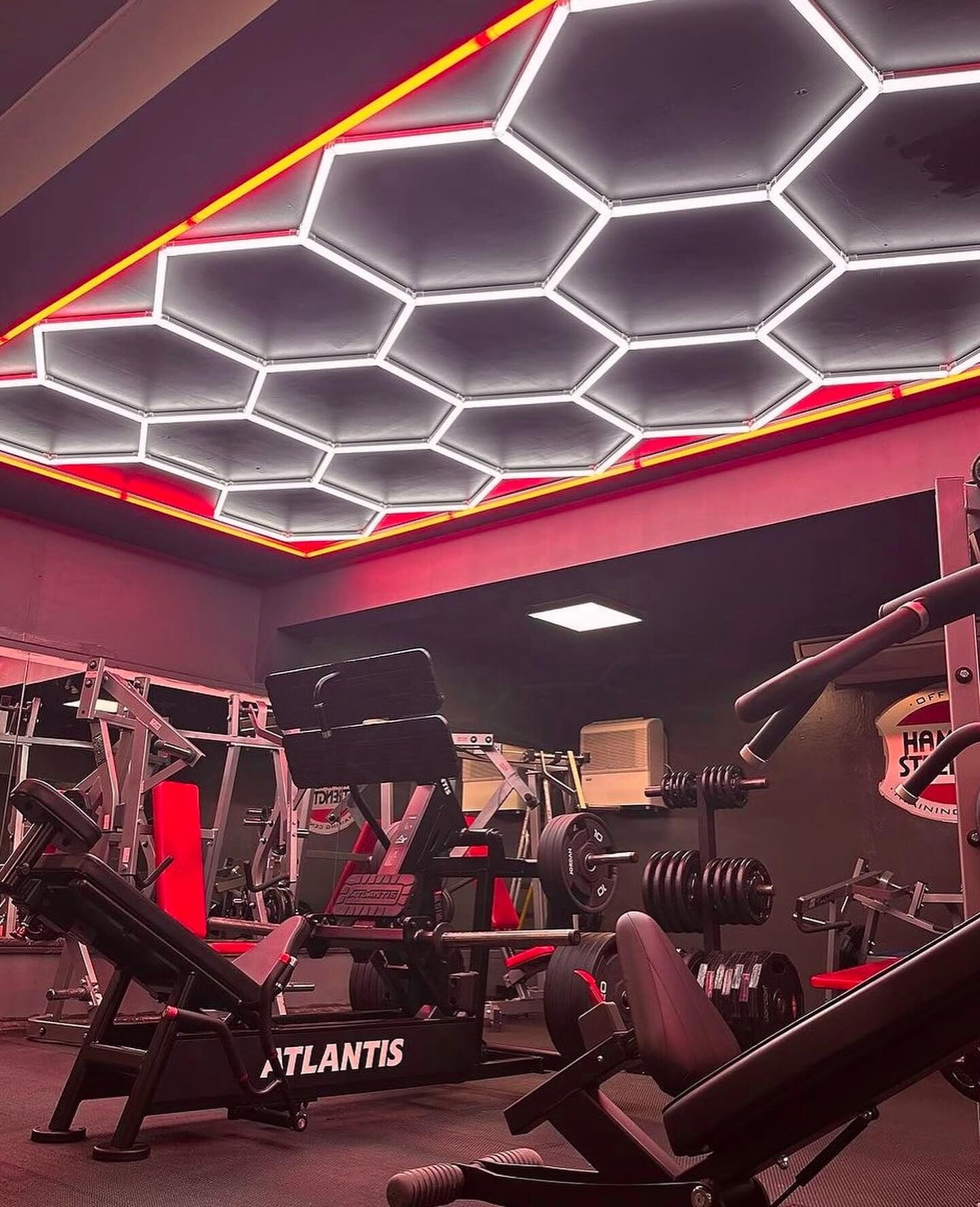 hexagon plafond verlichting