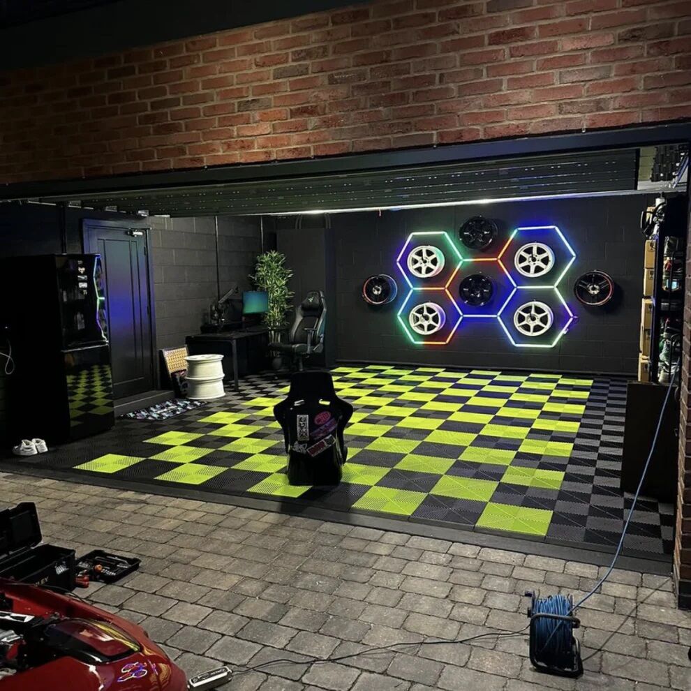 Hexagon garage verlichting
