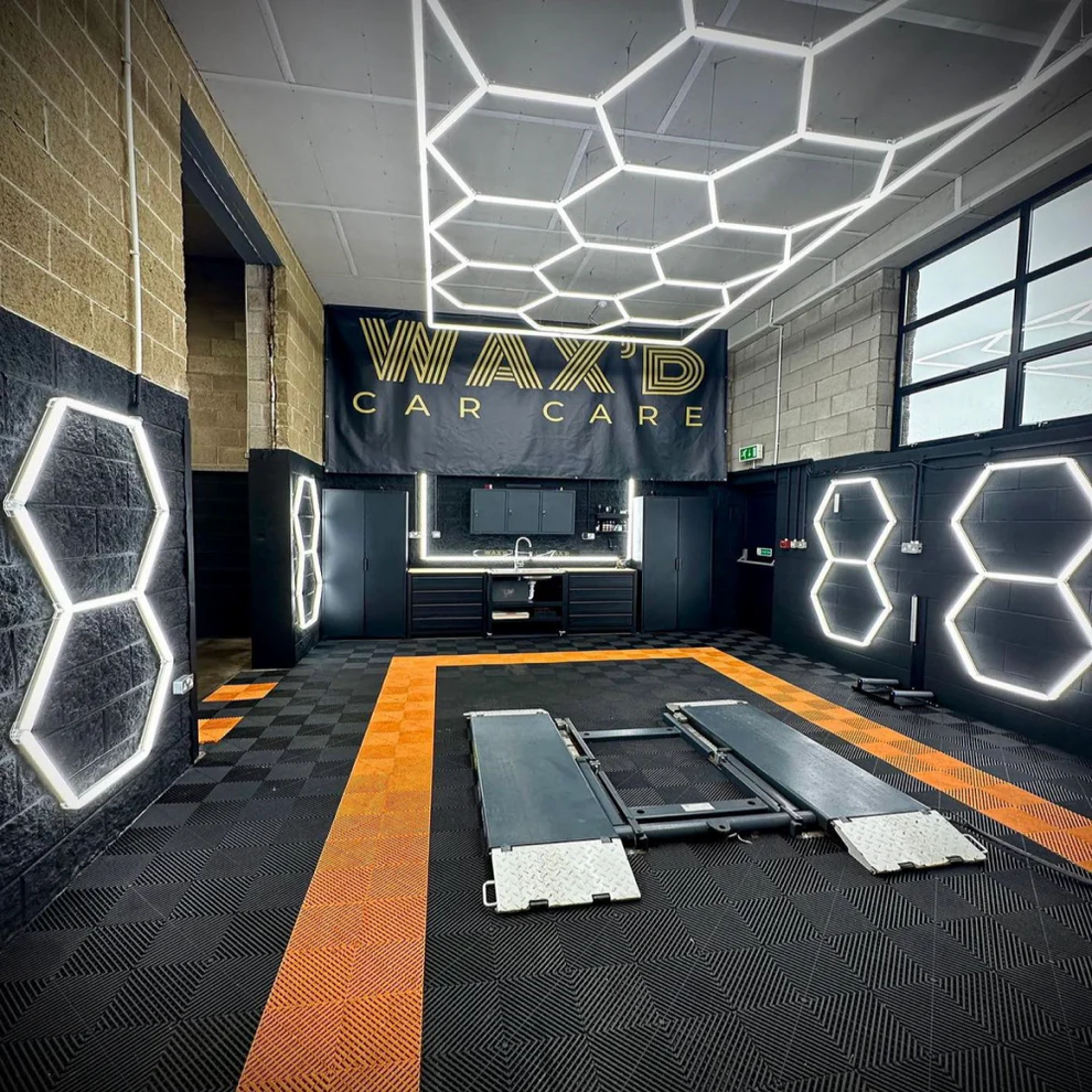 Hexagon garage verlichting