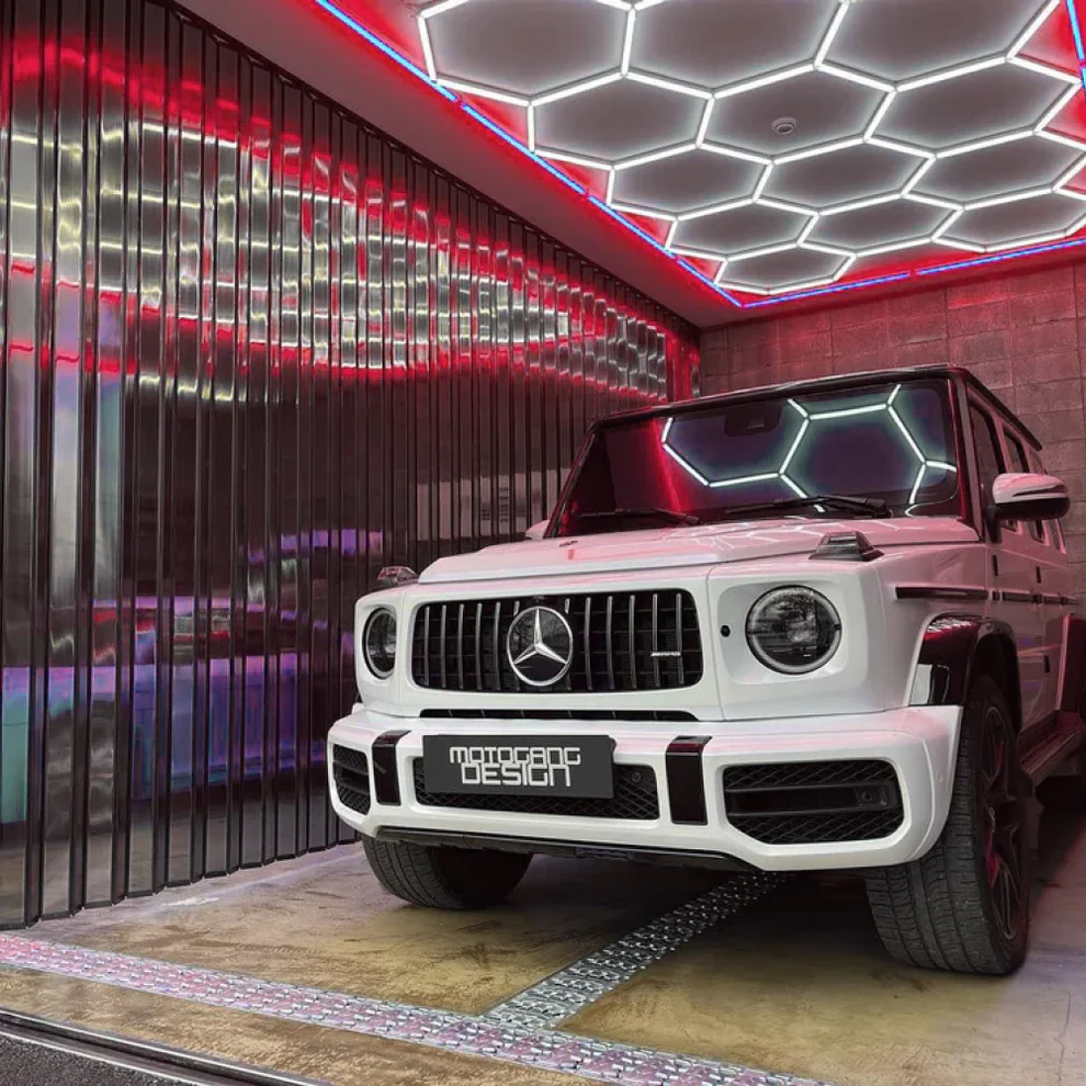 Hexagon garage verlichting