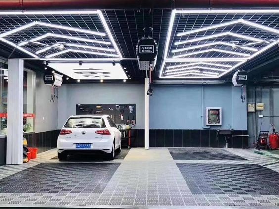 Hexagon garage verlichting