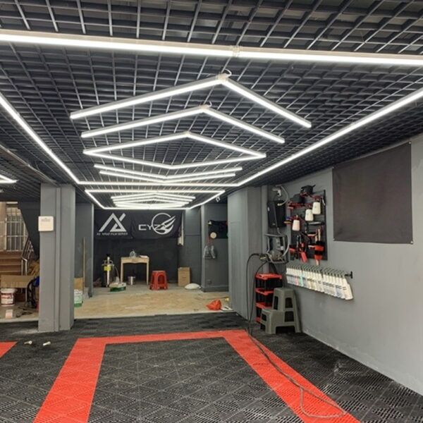 Hexagon garage verlichting