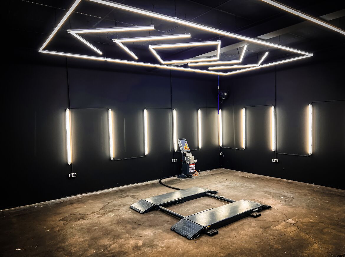 Hexagon garage verlichting