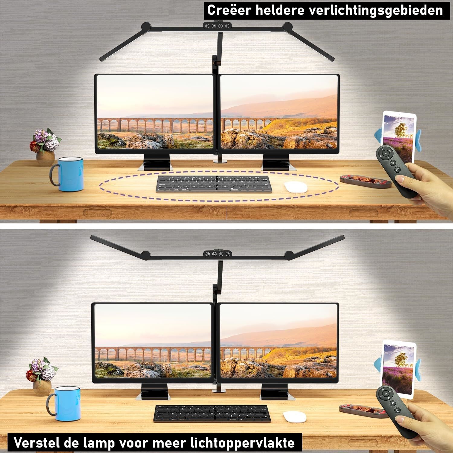 LED Bureaulamp 24W – Hobby werklamp - Afbeelding 3