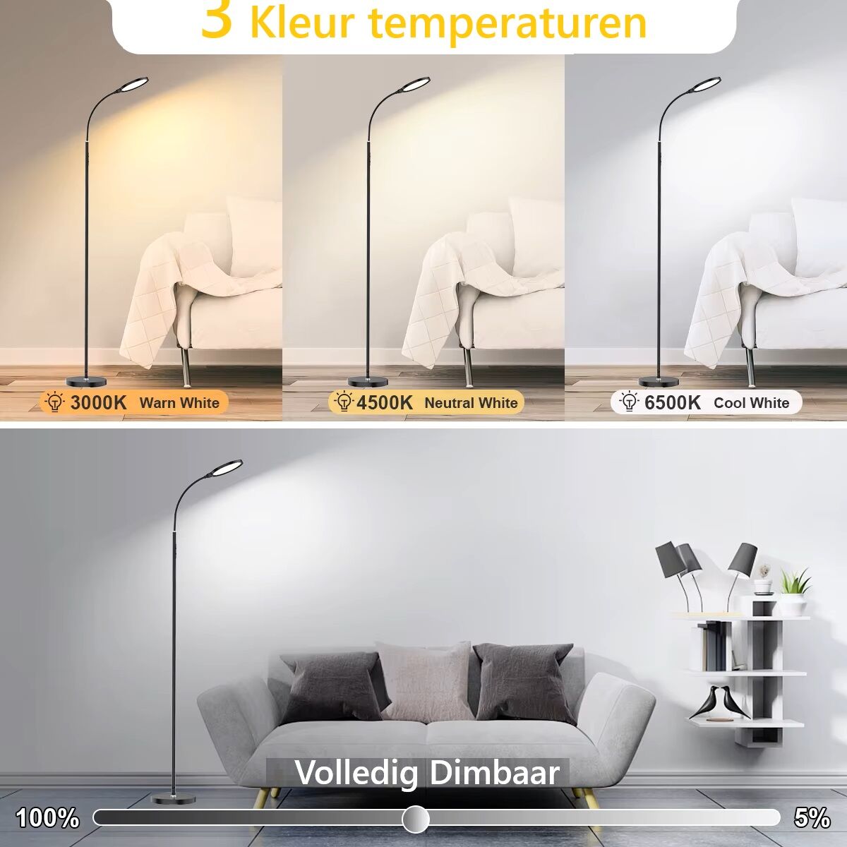 dimbare vloerlamp