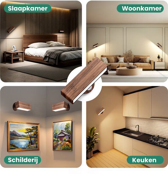 Draadloze Wandlamp – Oplaadbare Kastverlichting Touchbediening - Afbeelding 10